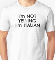 Funny Italy Europe Nationality Italian Joke T-Shirts Unisex T-Shirt