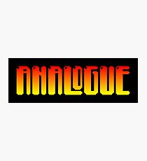 Analogue Photographic Print