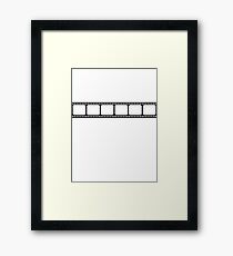 Film strip Framed Print