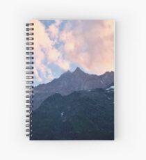 Sunset ridgeline Spiral Notebook