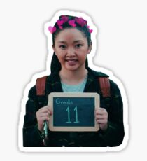 dorkige Lara-Jeans Sticker