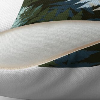 Alternate view of Silver Fern Floor Pillow