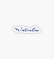 Waterloo Sticker