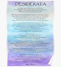 Desiderata Poster