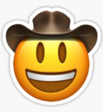 Cowboy Emoji Sticker