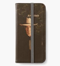 Justified - Raylan Givens iPhone Flip-Case/Hülle/Klebefolie