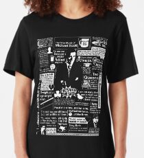The Wise Words of Michael Scott Slim Fit T-Shirt