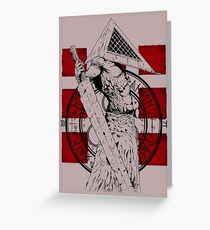 Pyramid Head Tribute Greeting Card