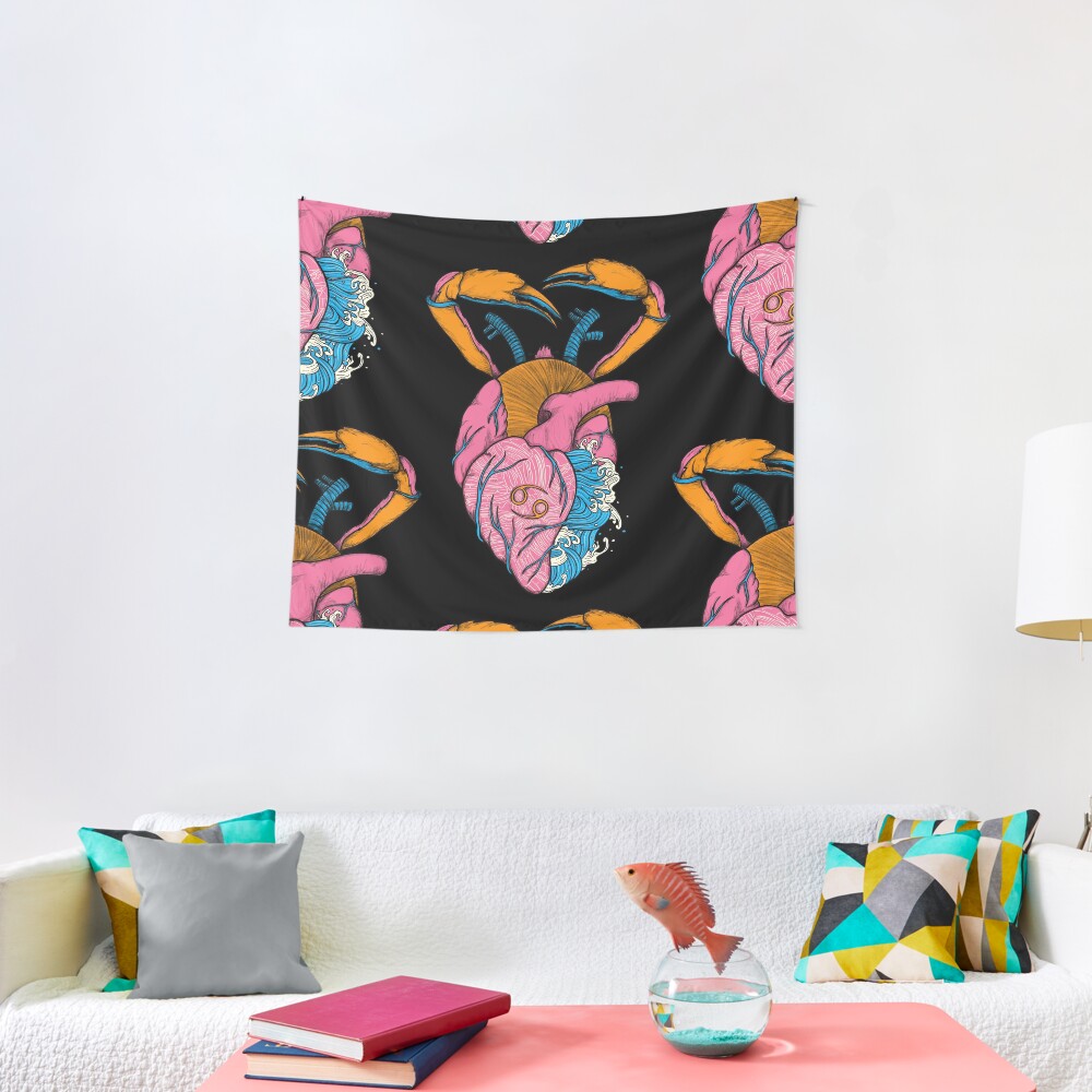 CANCER HEART Tapestry