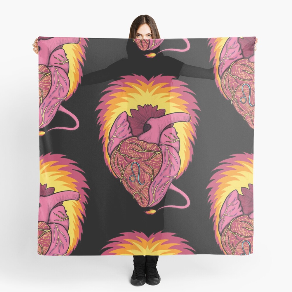 Leo Heart Scarf