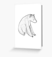 Cute little Bear Greeting Card