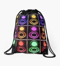 retro photograph camera Drawstring Bag