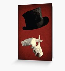 I Write Sins Not Tragedies Greeting Card