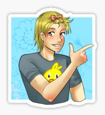 David - Heart's Eyes Sticker