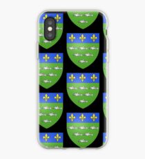 French France Coat of Arms 13595 Blason ville fr Loches Indre et Loire iPhone Case