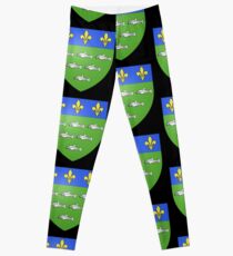French France Coat of Arms 13595 Blason ville fr Loches Indre et Loire Leggings