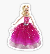 Barbie pink dress Sticker