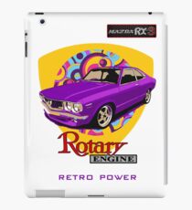 Mazda RX3 Retro Purple Power iPad Case/Skin