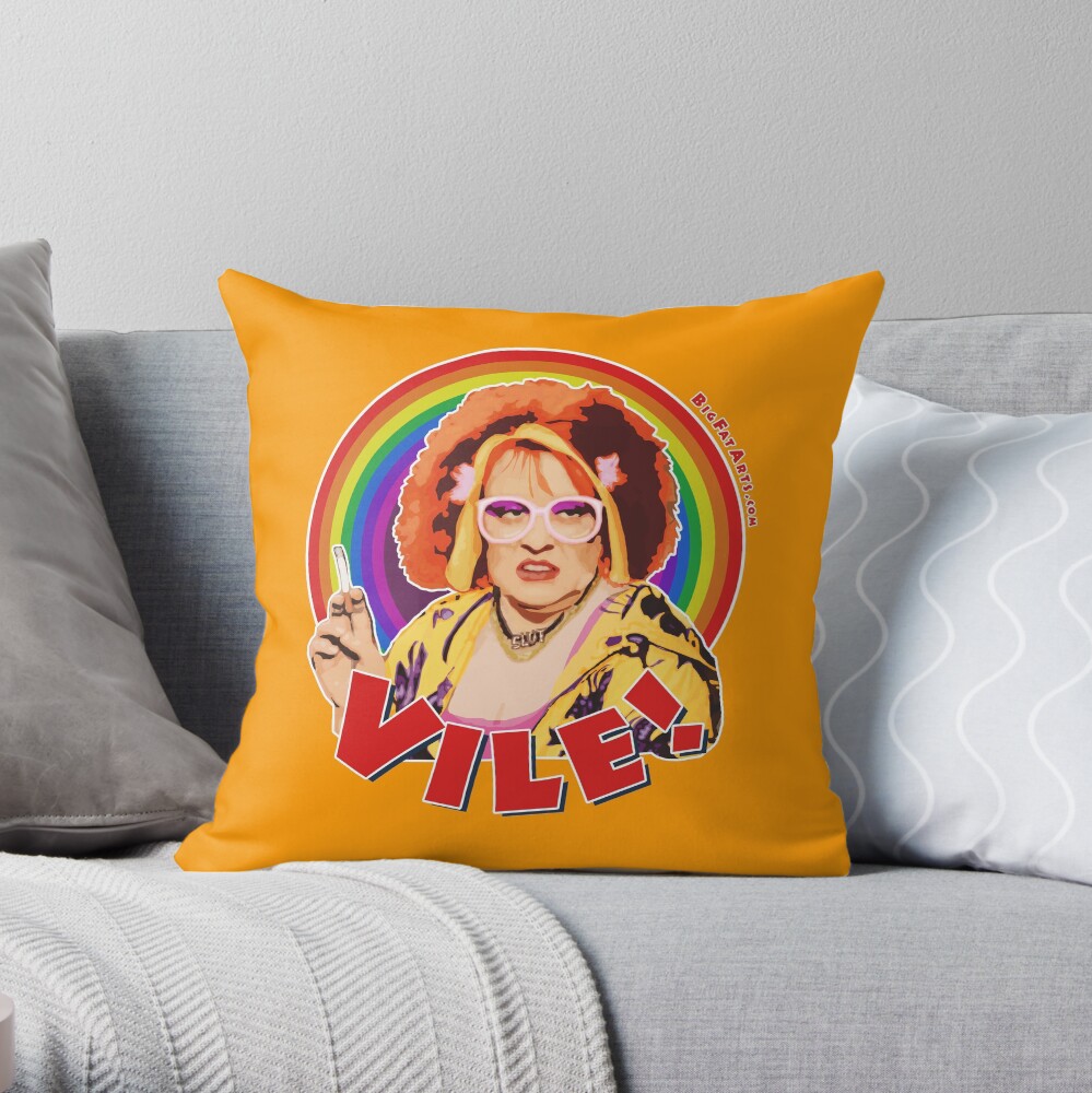 Vile! Throw Pillow