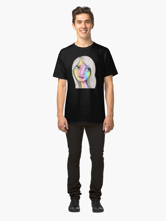 Alternate view of She Loves In Color Classic T-Shirt