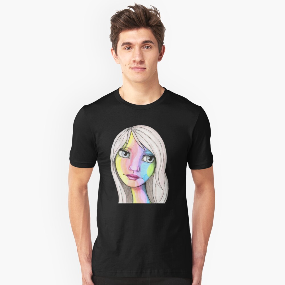 She Loves In Color Slim Fit T-Shirt
