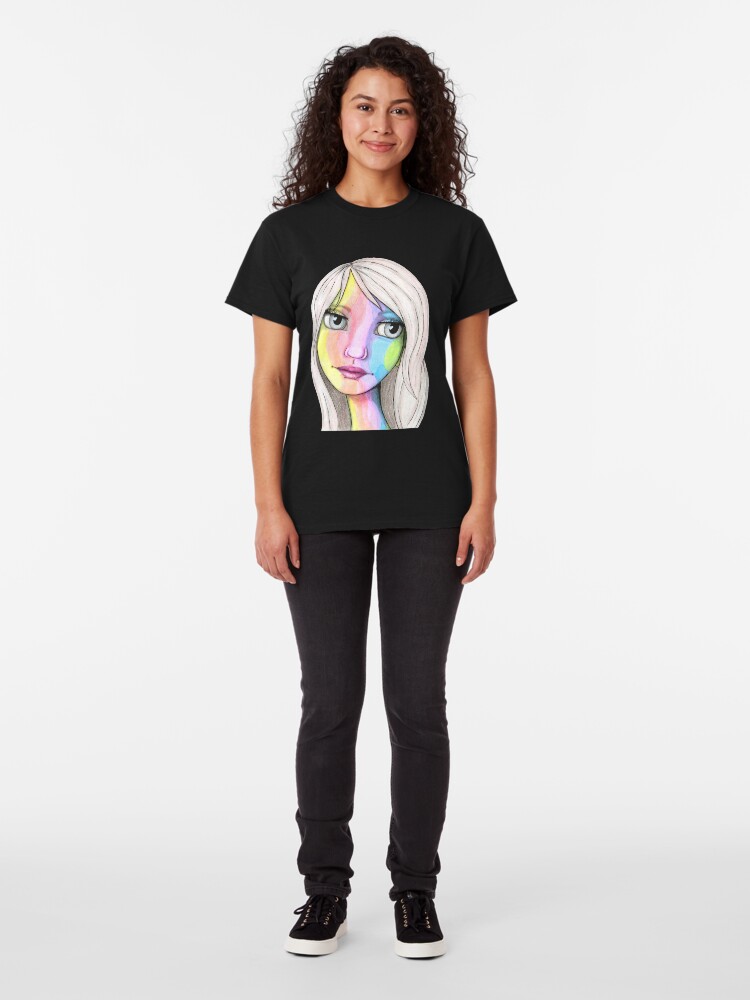 Alternate view of She Loves In Color Classic T-Shirt