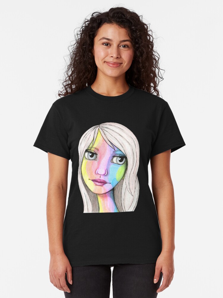 Alternate view of She Loves In Color Classic T-Shirt