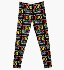 My Students Are 100 Days Smarter Funny Teacher - 100 Days Of School Gift Leggings