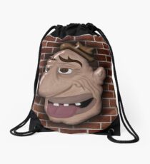 Bum Portrait Drawstring Bag