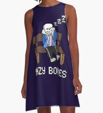 Lazy Bones- Undertale Sans A-Line Dress
