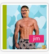 jim friday night dinner Sticker
