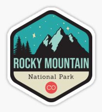 Rocky Mountain Park Badge Sticker