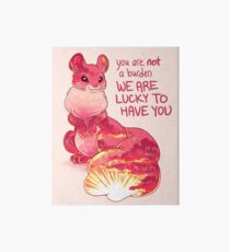 "You are Not a Burden. We are Lucky to Have You" Sunset Squirrel Art Board