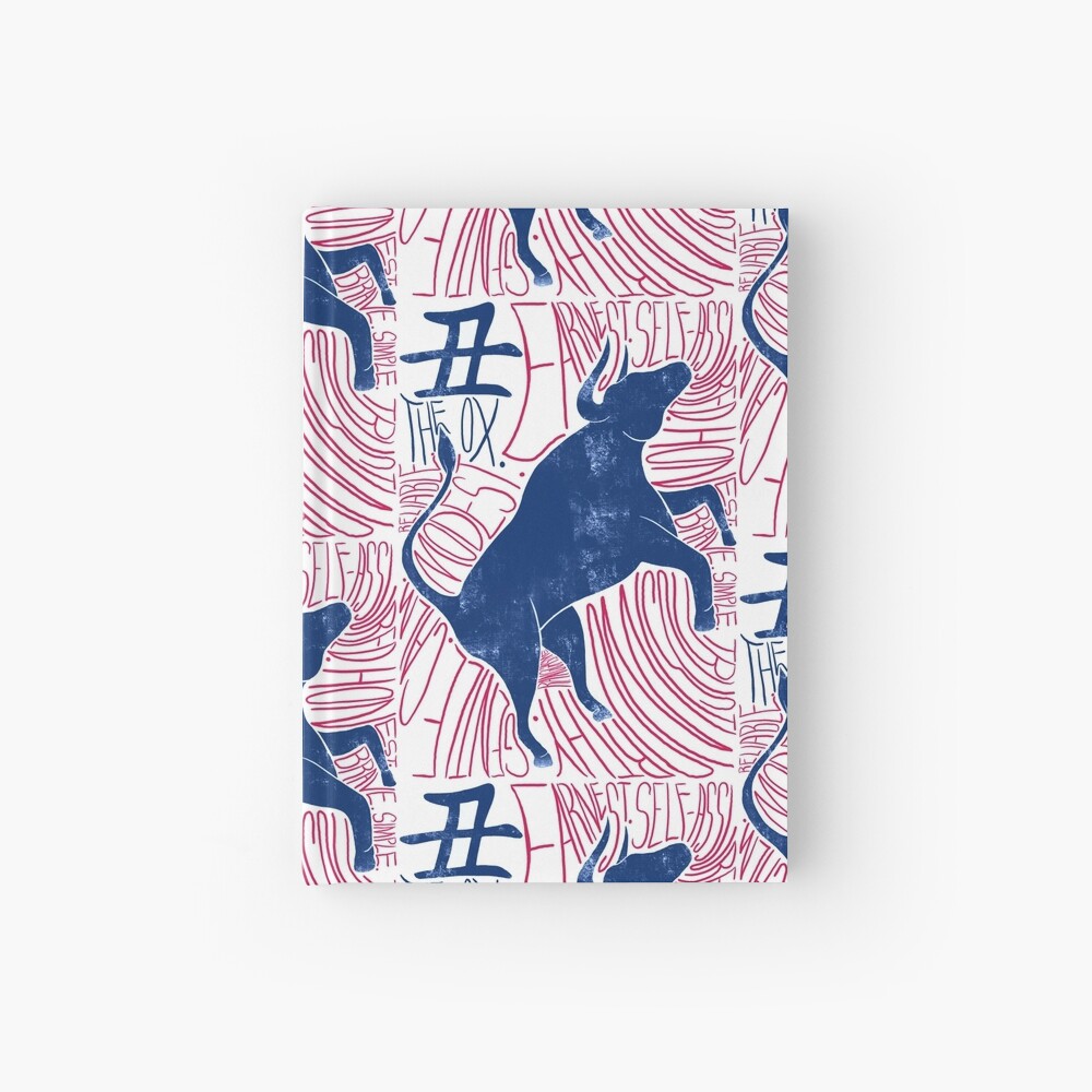 The Ox Chinese Zodiac Sign Hardcover Journal