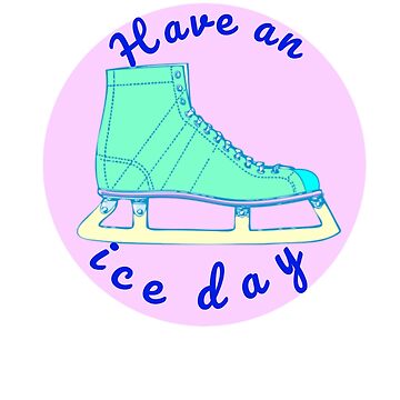 Figure Ice Skating Heart - Figure Skater Love Gift | Poster