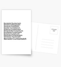 Benedict Cumberbatch Postcards