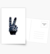 Peace Hand Sign Postcards