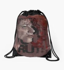 You Can't Walk Away From Your Truth -- Myka Detail Drawstring Bag