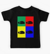 Pop Art Tabby Cat Kids Tee