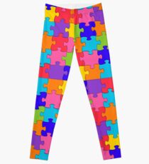 autism puzzle Leggings