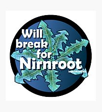 Will break for Nirnroot Photographic Print