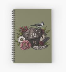 Cuaderno de espiral Druid Class D20 - Tabletop Gaming Dice