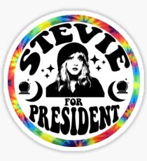 stevie for president-tie dye Sticker