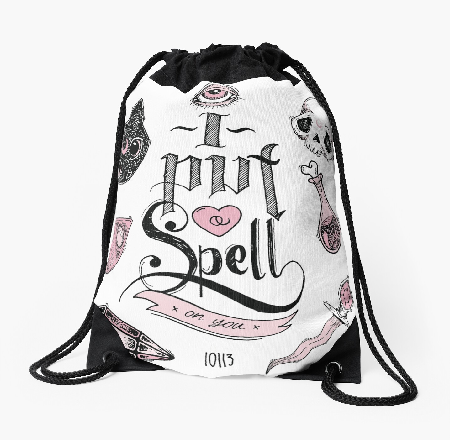 "I put a Spell on you" Drawstring Bags by lOll3 Redbubble