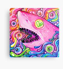 GlitterShark Metal Print