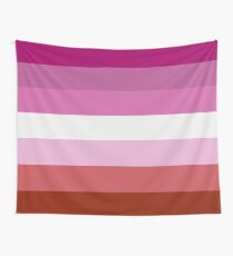 Lesbian Pride Flag Wall Tapestry