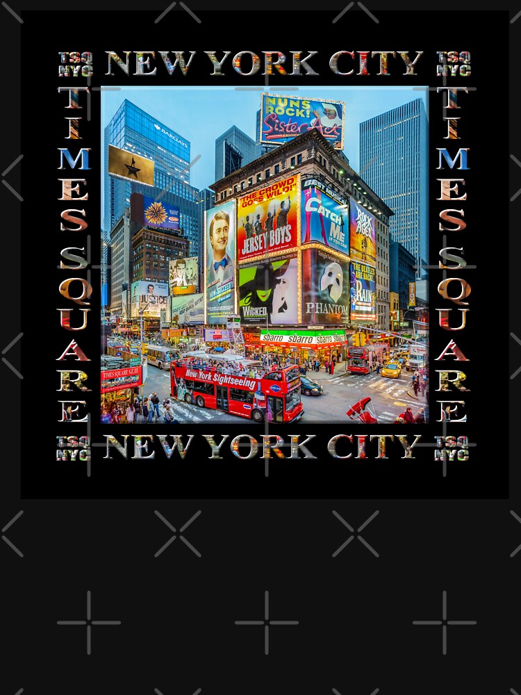 Times Square III Special Finale Edition Titled Poster II (on black) by RayW