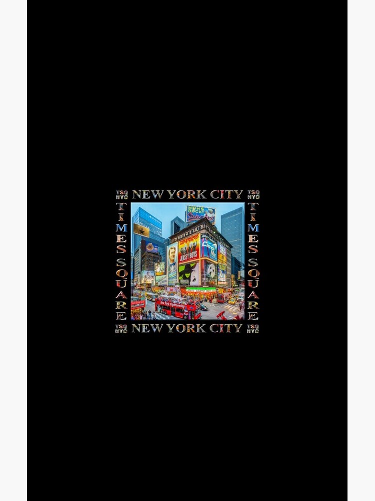 Times Square III Special Finale Edition Titled Poster II (on black) by RayW