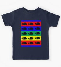 Multiple Tabby Cat Pop Art Kids Tee