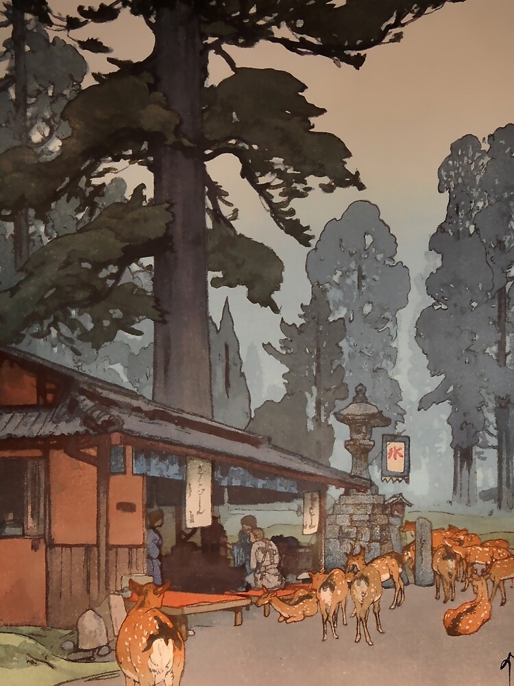 Way To Kasuga Shrine 1938 Hiroshi Yoshida Japanese Art by spameris86